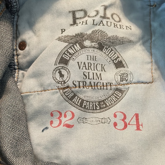 Polo Ralph Lauren-The Varick Slim Straight- Size 32/34 - Picture 5 of 7